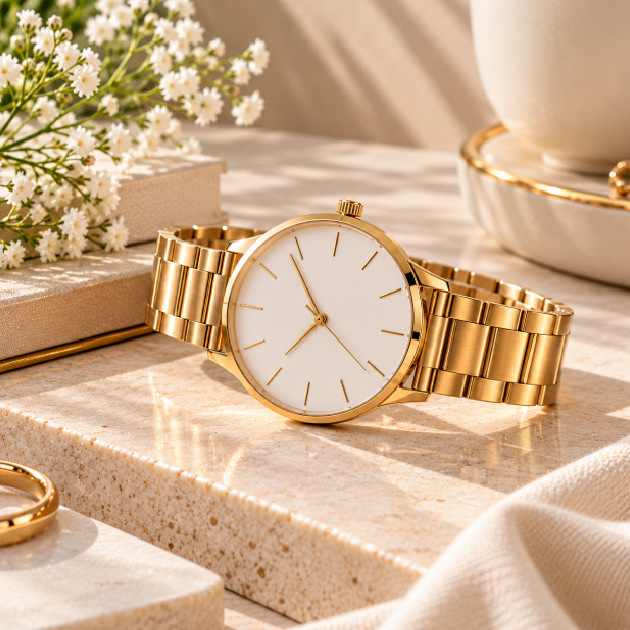 Minimal Gold Watch